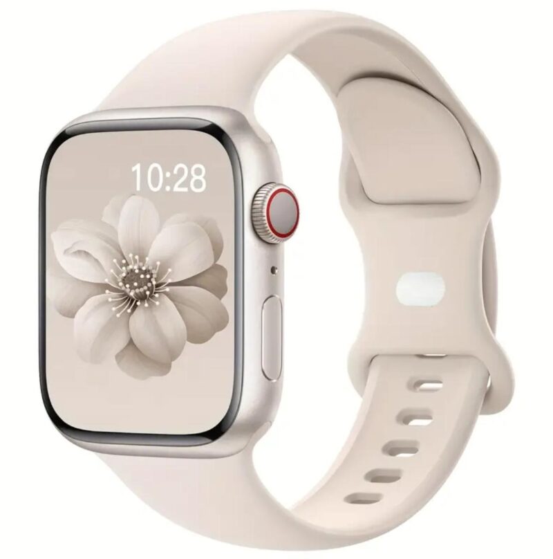 iWatch soft silicone strap (beige)