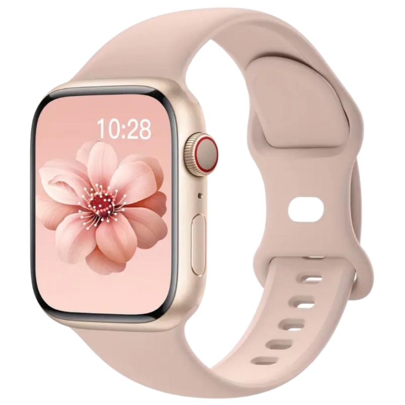 iWatch soft silicone strap (light-beige)