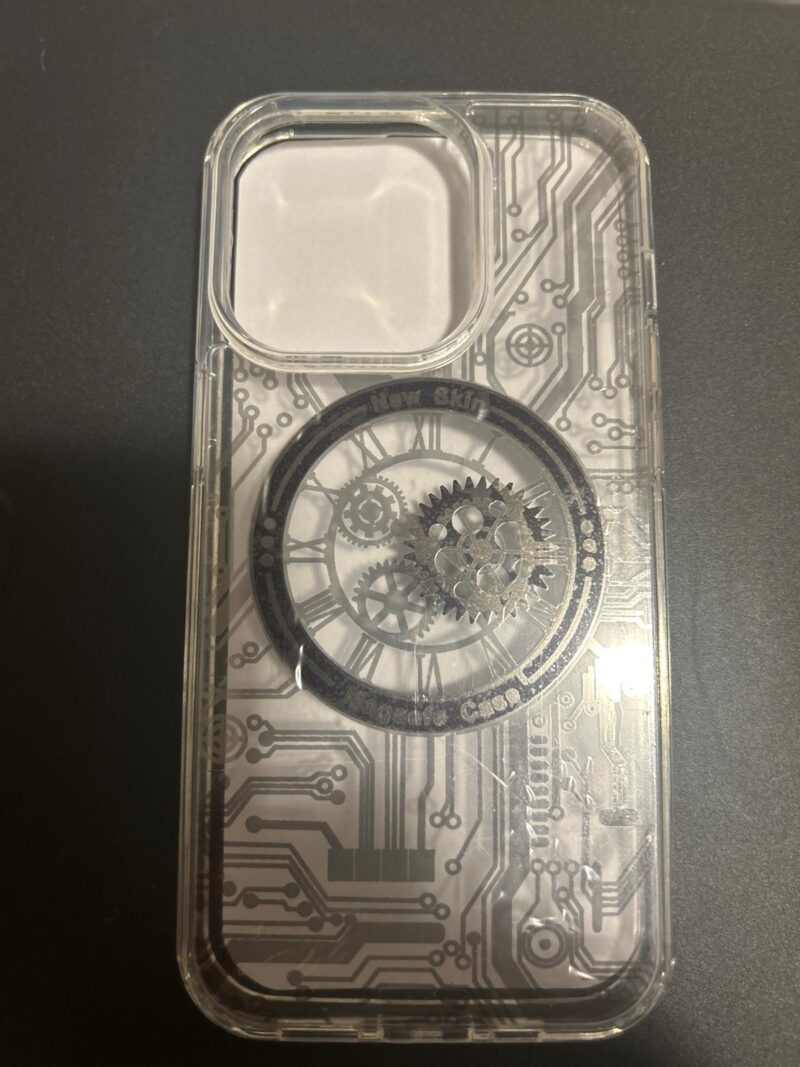 Clock machinery print magsafe case