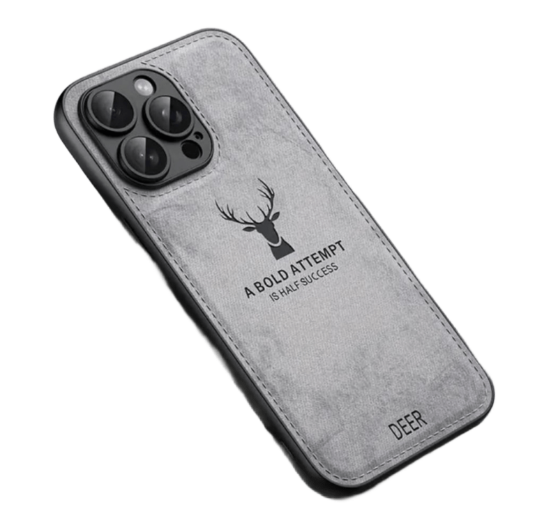 Premium leather case (Grey)