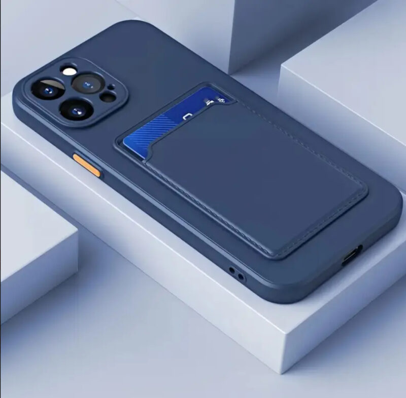 Blue Frosted Skin Phone Case